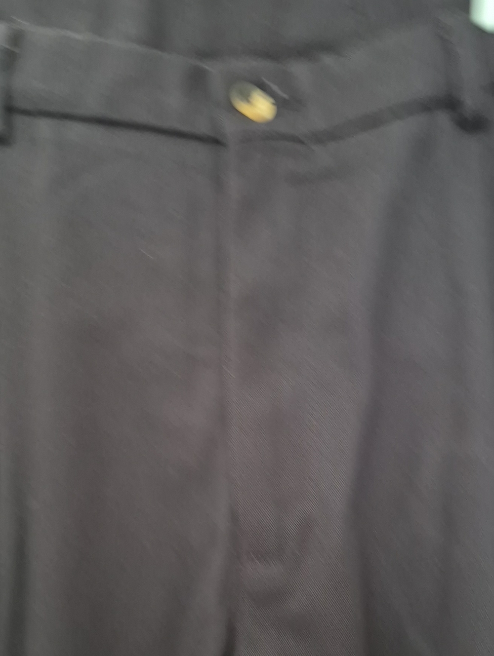 NWT Mens Wrangler Size 38x30 Flat Front No Iron Perfect Fit Khaki Pants Black - Picture 6 of 12